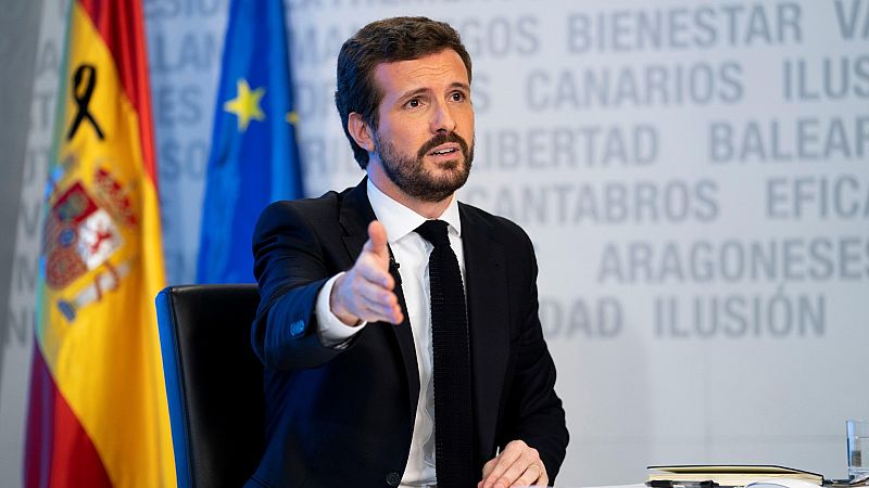 PP y Ciudadanos apoyan la prórroga del estado de alarma y Abascal rechaza hablar con Sánchez