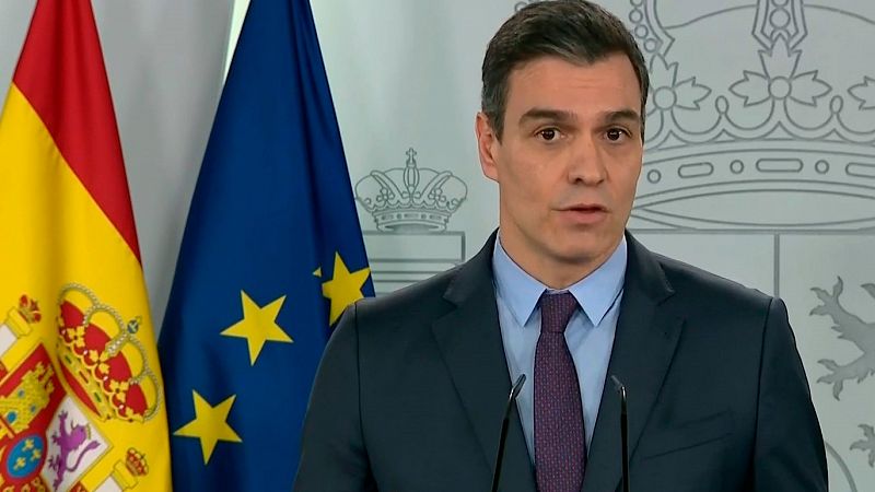 Sánchez: "Nos aguardan varias semanas de restricciones muy estrictas, os pedimos permanecer en casa"