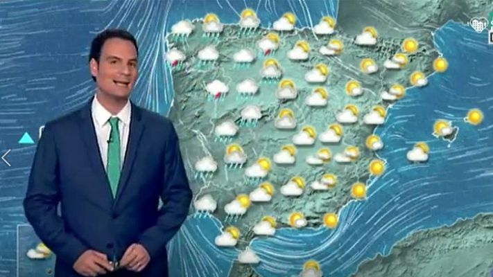 La semana acaba con fuertes lluvias en Galicia, Extremadura y Castilla y León