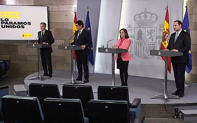 Especiales informativos - Comparecencia de los 4 ministros del comité del Coronavirus