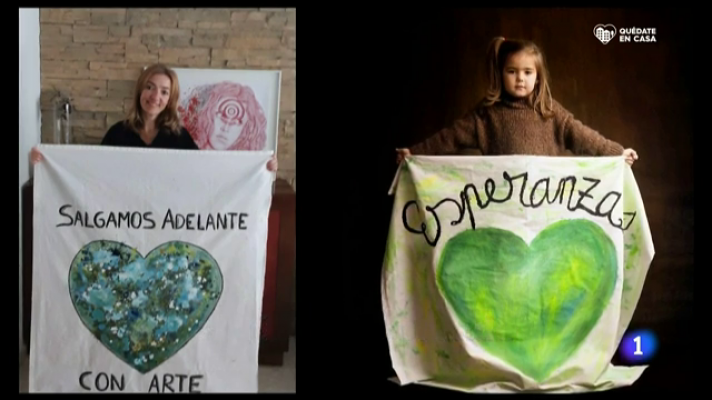 Telediario 1 - La canción "Nos volveremos a encontrar" es otro símbolo de esperanza en estos días de coronavirus