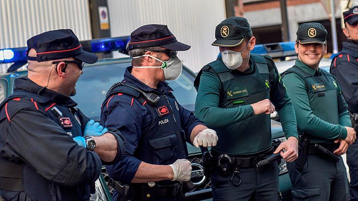 Marlaska: "No vamos a ser cicateros con los policías contagiados y se considerará enfermedad laboral"