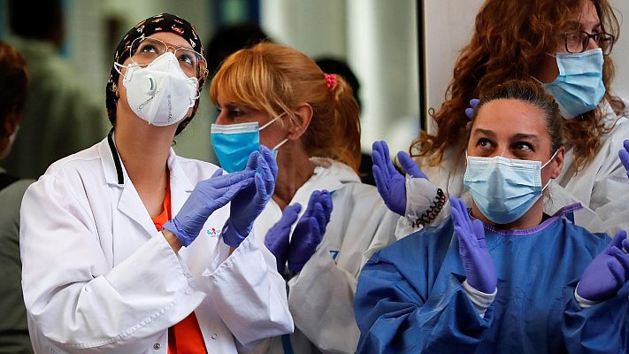 Telediario 1 - En el hospital, en una residencia o en casa: más de 43.200 personas se han recuperado del coronavirus en España