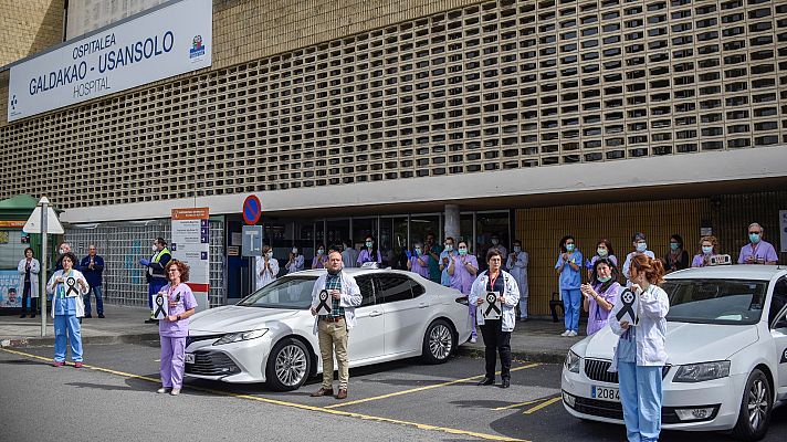 El hospital de Galdakao empieza a respirar tras semanas críticas por el coronavirus