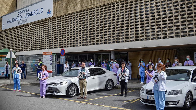 El hospital de Galdakao empieza a respirar tras semanas críticas