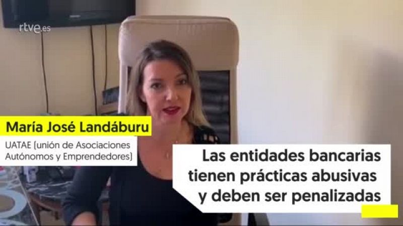 María José Landáburu (UATAE): "Las entidades bancarias tienen prácticas abusivas y deben ser penalizadas"