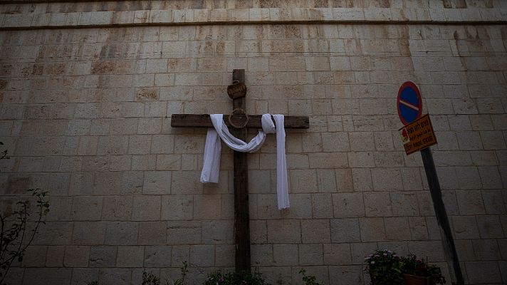 Una Semana Santa inusual en Jerusalén, vacío y silencio en la Ciudad Vieja