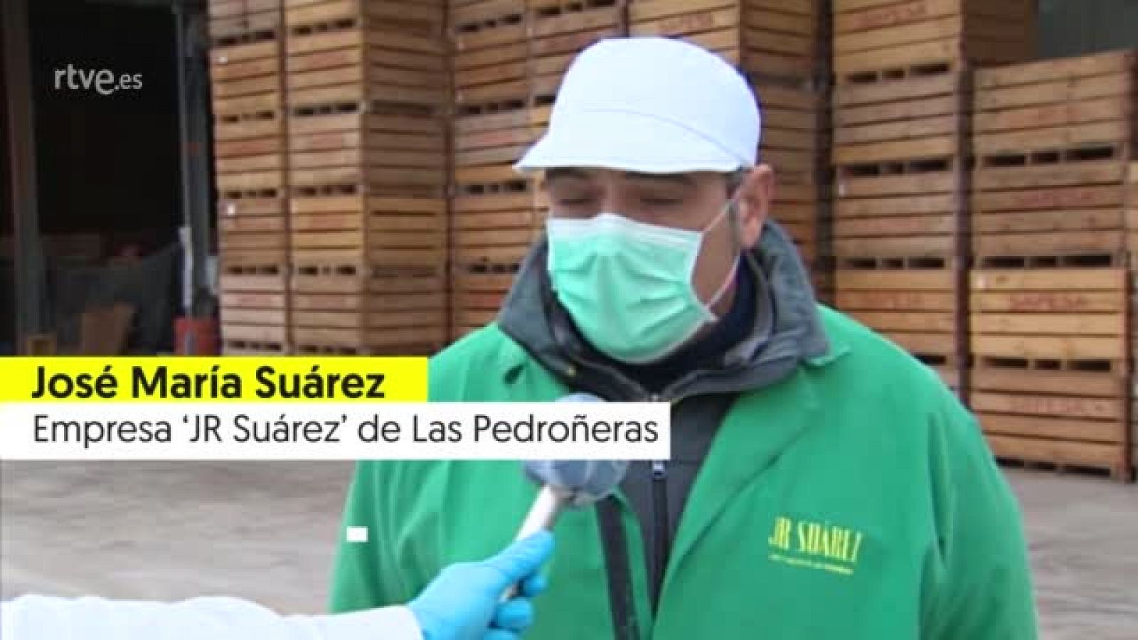 José María Suárez, agricultor: "El ajo requiere una mano de obra importante y no sabemos cómo se va a cubrir"