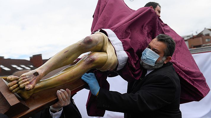 Telediario 1 - Telediario 2 en 4' - 10/04/20