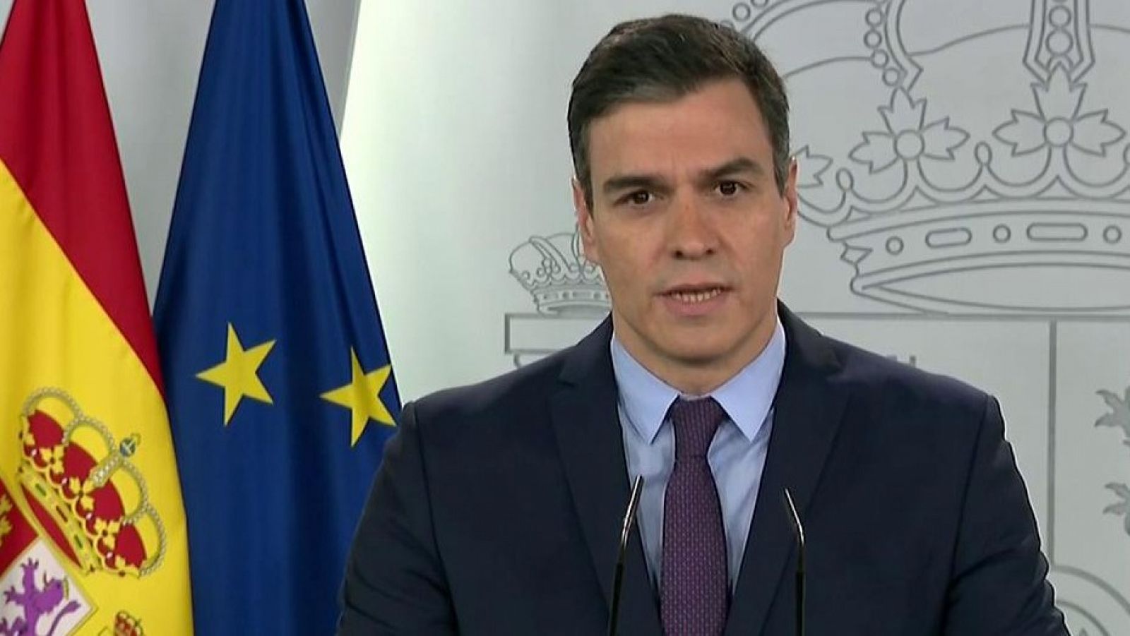 Pedro Sánchez: "El confinamiento general será la regla durante las próximas dos semanas"