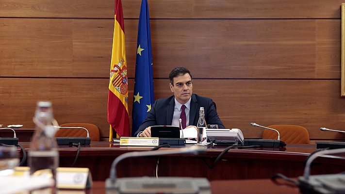 Telediario 1 - Sánchez llama a la unidad frente al coronavirus