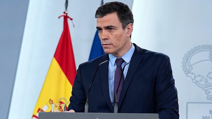 Telediario 1 - Sánchez insiste en que sigue vigente el confinamiento
