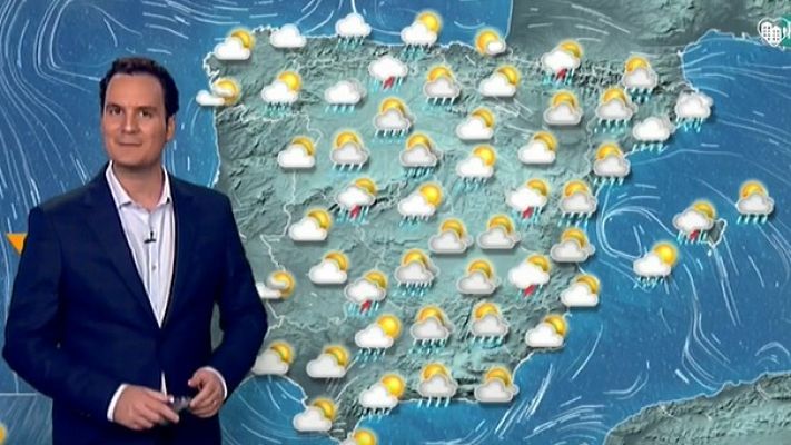 El tiempo - Lluvias en casi todo el país que serán fuertes en Cataluña y Baleares