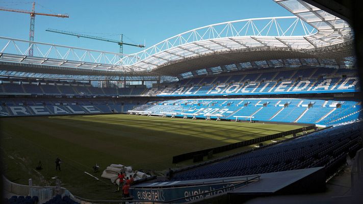 Telediario 1 - La Real acata la prohibición de entrenar, pero Zurutuza asegura "no entenderlo"