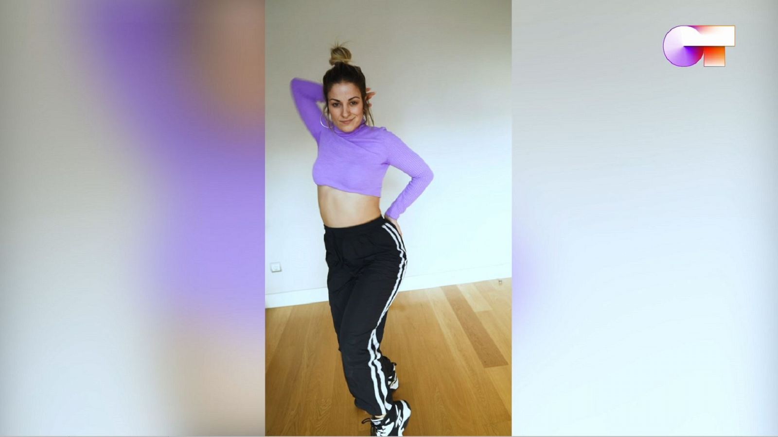 Vicky reta al tercer #OTChallenge, su propuesta de coreografía, en Tik Tok