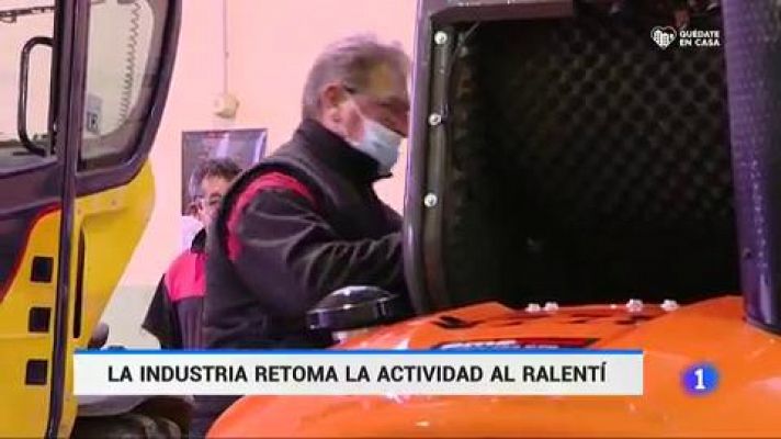 La Industria retoma la actividad con medidas de prevención ante posibles contagios