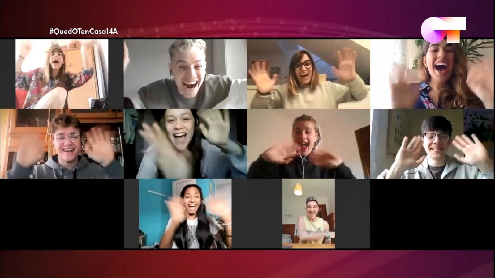 Segunda tutoría de Noemí con los chicos de OT 2020 en la distancia por videoconferencia