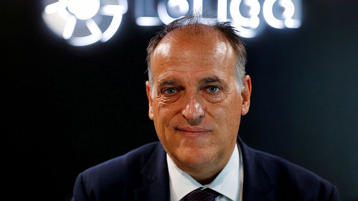 Telediario 1 - Tebas se reunirá con la AFE pero no con Rubiales, al que llevará a los tribunales