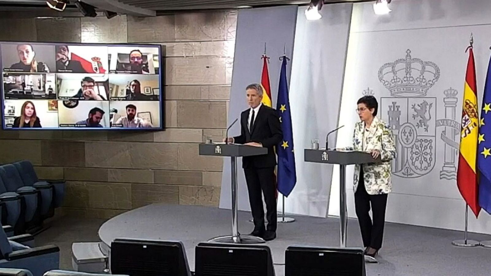 Especial informativo - Comparecencia del ministro del Interior y de la ministra de Exteriores - 14/04/20 - ver ahora