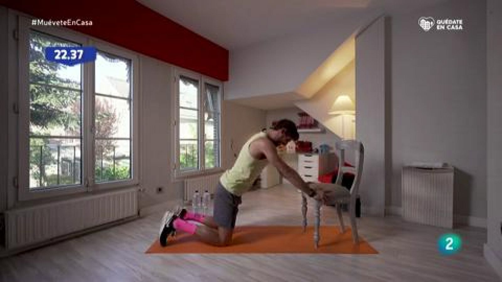 ¡Flexiones para fortalecer el pecho y los tríceps! | Muévete en casa