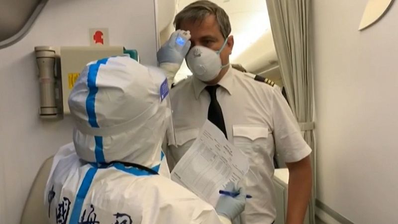 Así funciona el Corredor Aéreo Sanitario con China