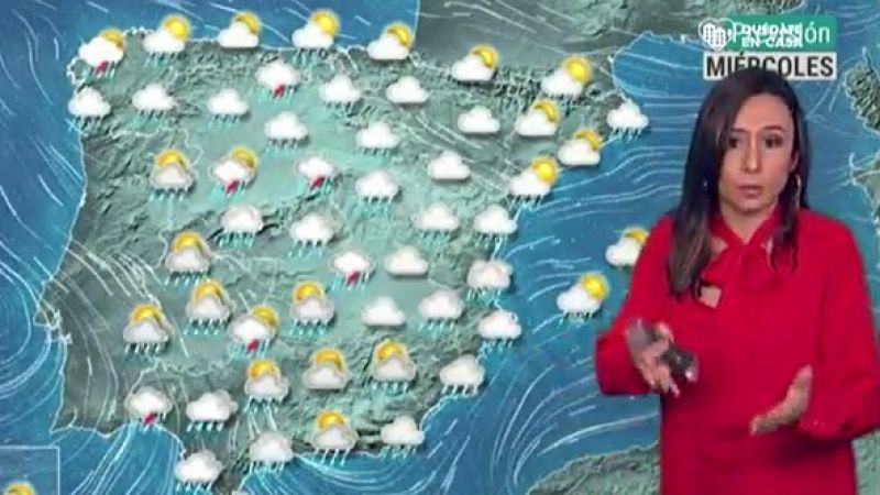 La AEMET prevé lluvia en la mitad occidental y fuerte viento en Galicia