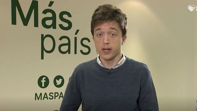 Errejón: "Proteger a los españoles es caro, pero levantar al país si mucha gente se cae es más caro"