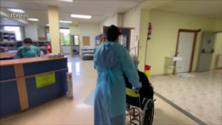 El hospital de Piñor, habilitado para mayores contagiados 