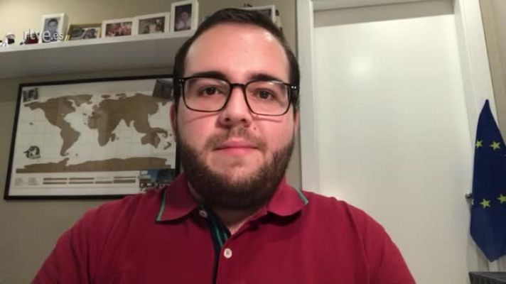 Especial Coronavirus - Miguel Pastor espera irse a estudiar a Alemania pero le han retrasado  la asignación de su plaza