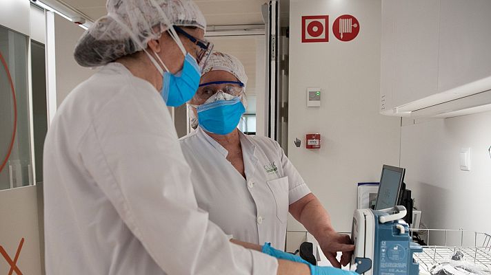 Telediario 1 - La cifra de muertos diarios sube a 551 y siguen repuntando los contagios con 5.183 nuevos casos