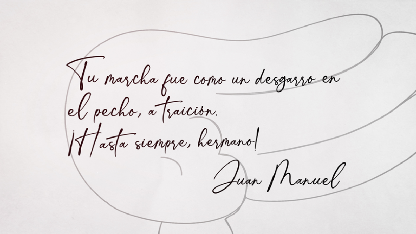 Ponemos palabras al duelo por las víctimas del coronavirus: