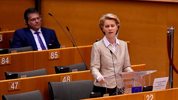 Von der Leyen: "Europa debe ofrecer una sincera disculpa a Italia por no reaccionar a tiempo"