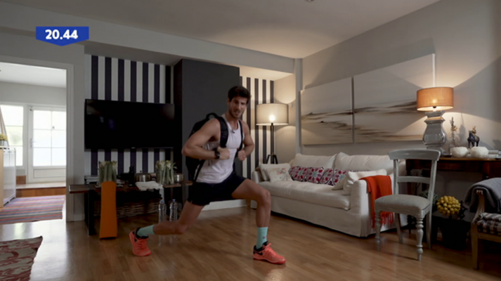 Muévete en casa - Programa 20 (fortalecer piernas, brazos y abdomen en casa)