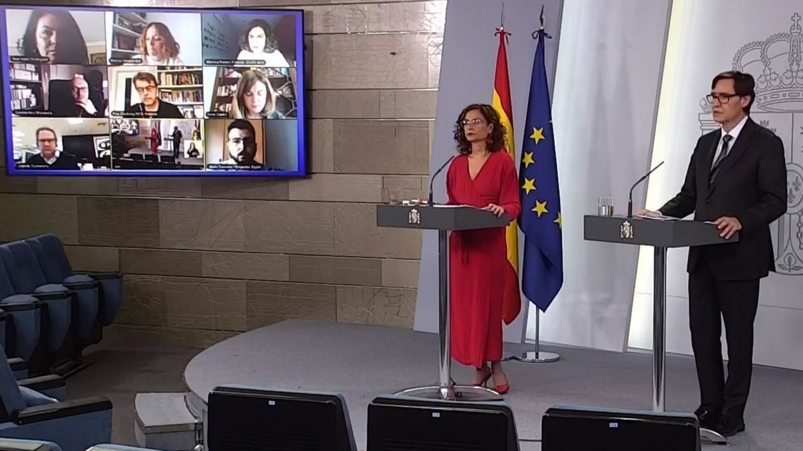 Especial informativo - Comparecencia de la ministra portavoz y del ministro de Sanidad - 17/04/20 - ver ahora