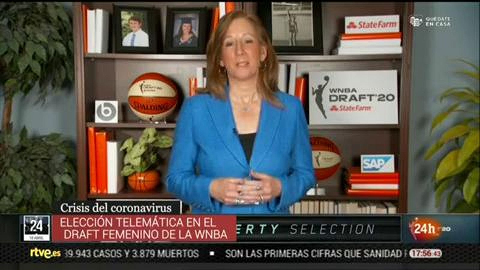 La WNBA celebra el draft de forma online por primera vez en su historia