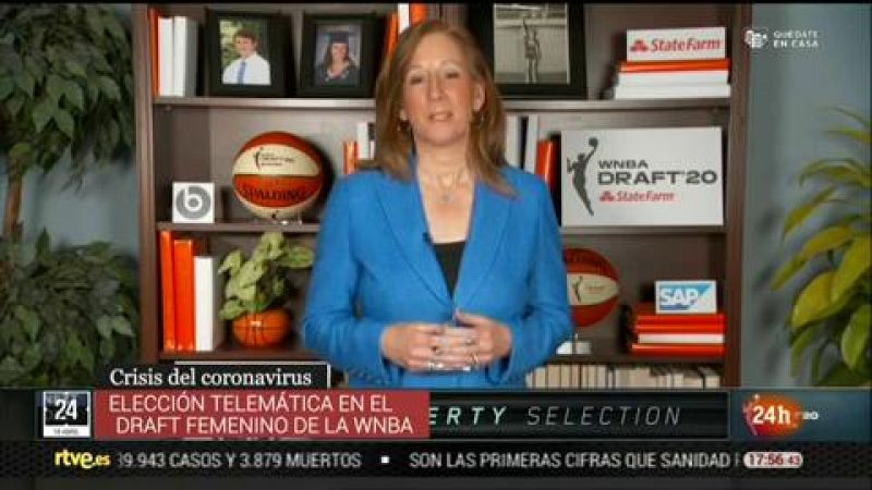 La WNBA celebra el 'draft' de forma online por primera vez en su historia