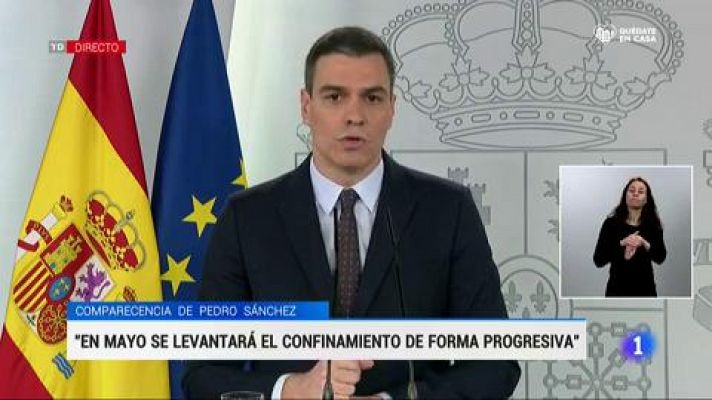 Informativo 24h - Pedro Sánchez: "El país que nos encontraremos no será el mismo que dejamos cuando nos resguardamos"