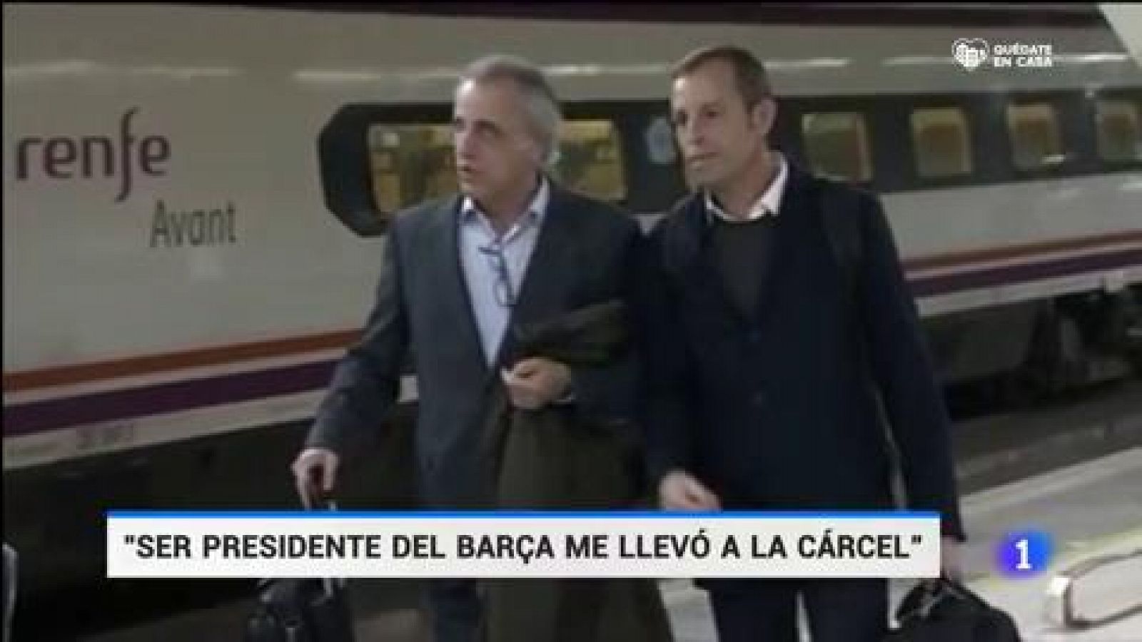 Telediario 1:    Rosell: "Si no hubiera sido presidente del Barça, no habría ido a la cárcel" | RTVE Play