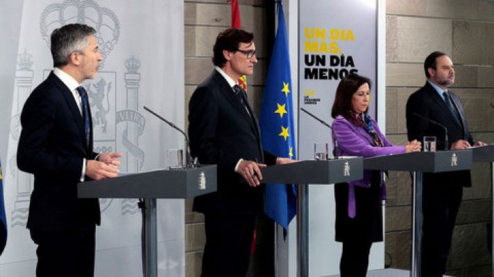 Telediario 1 - Telediario 2 en 4' - 19/04/20