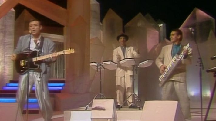 Cadillac cantó "Valentino" en Eurovisión 1986