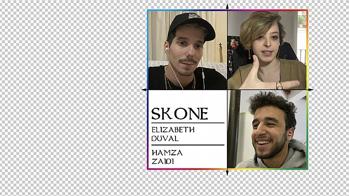 OK Playz con Skone, Hamza Zaidi y Elizabeth Duval