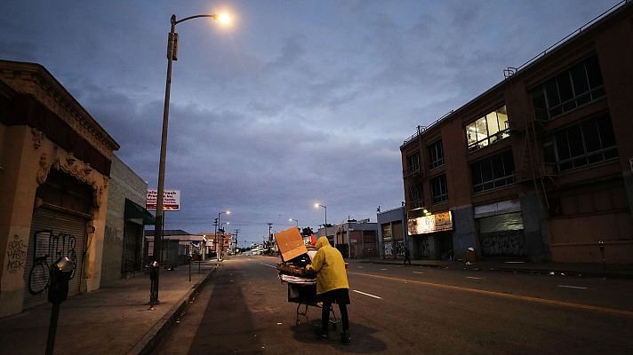 Telediario 1 - El coronavirus en los albergues de EE.UU.: "Si algo nos está enseñando este virus es la importancia de tener una casa"