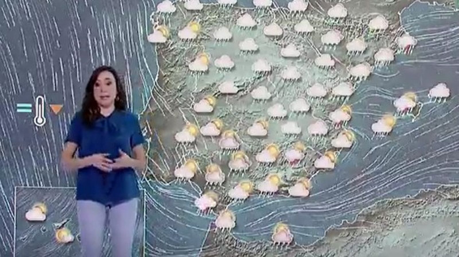 Fuertes y persistentes lluvias en Cataluña y Castellón, así como viento intenso en el litoral de Alborán y de Cataluña