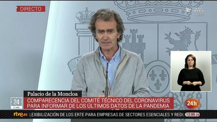 Informativo 24h - Fernando Simón: "Hay comunidades y provincias en las los riesgos de transmisión son nulos o cercanos a nulos"