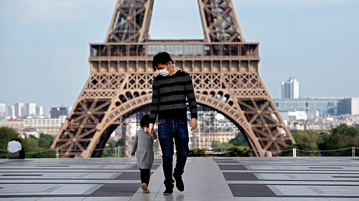 Telediario 1 - Francia, cuarto país con más contagios por coronavirus, superado los 20.000 fallecidos