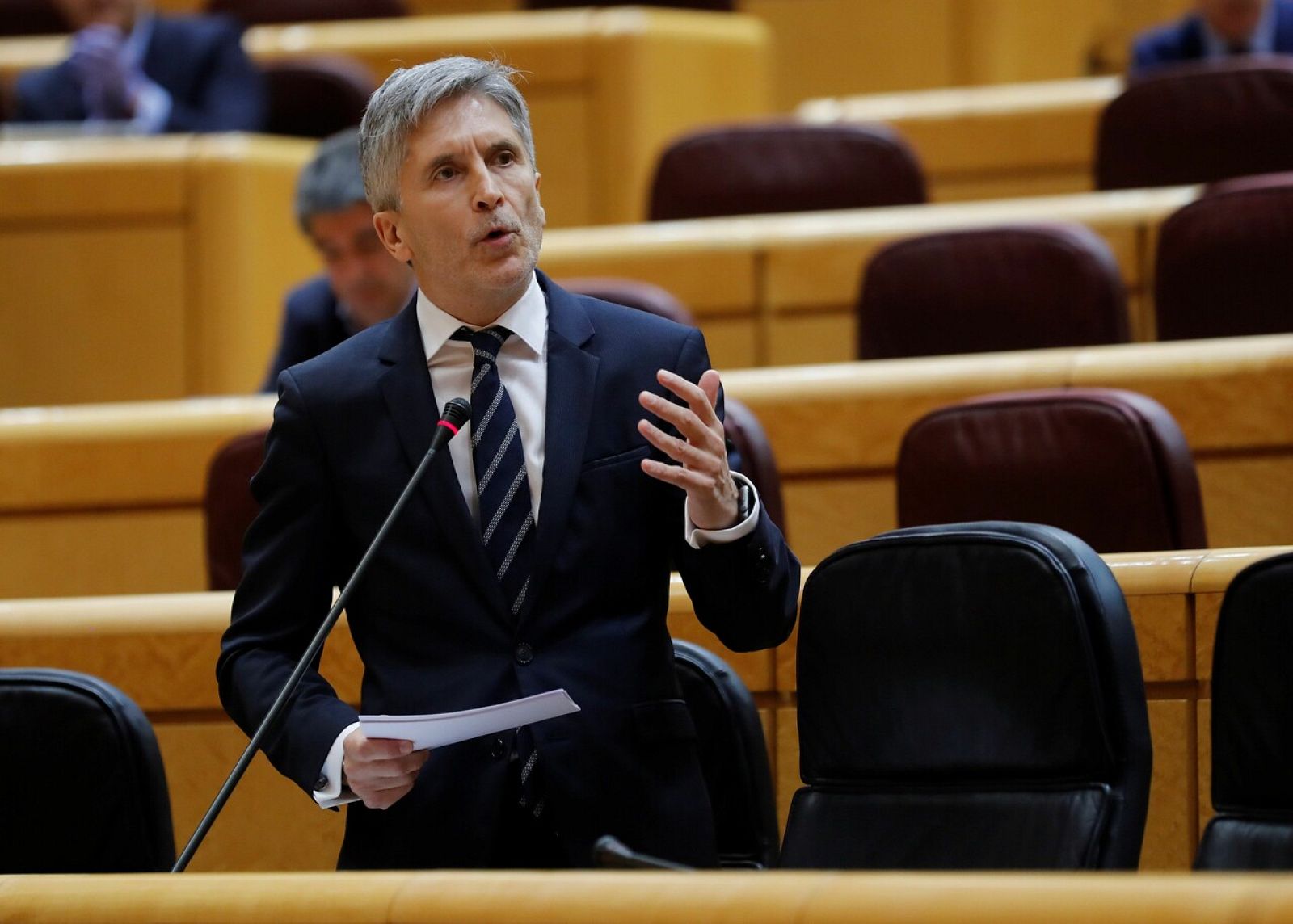 Marlaska a Carlos Floriano: "Ustedes nos piden que confinemos más a la gente al mismo tiempo que dicen que violentamos los derechos de las personas" - RTVE.es | Ver