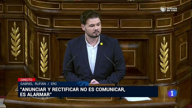 Rufián avisa que la pandemia dejará "más pobres que muertos"