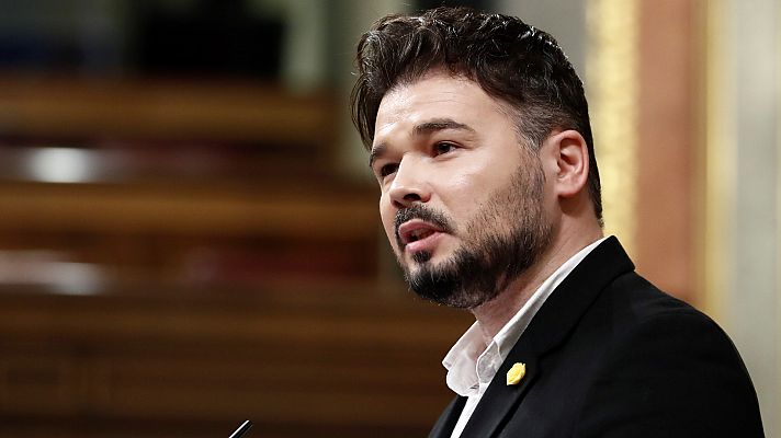 Rufián: "La recentralización agrava la pandemia"