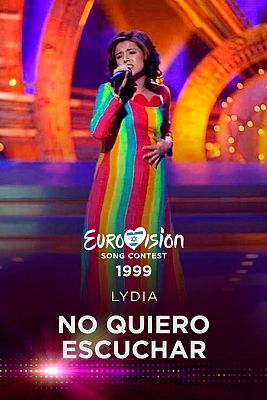 Festivales de Eurovisión en el Archivo de RTVE - Lydia cantó "No quiero escuchar" en Eurovisión 1999