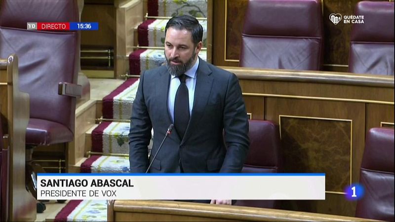 Coronavirus | Sánchez responde con ironía a Abascal por sus críticas a Pablo Iglesias - Especiales informativos | Ver